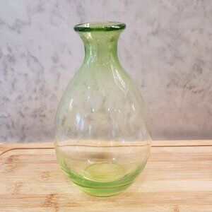Green Glass Vase